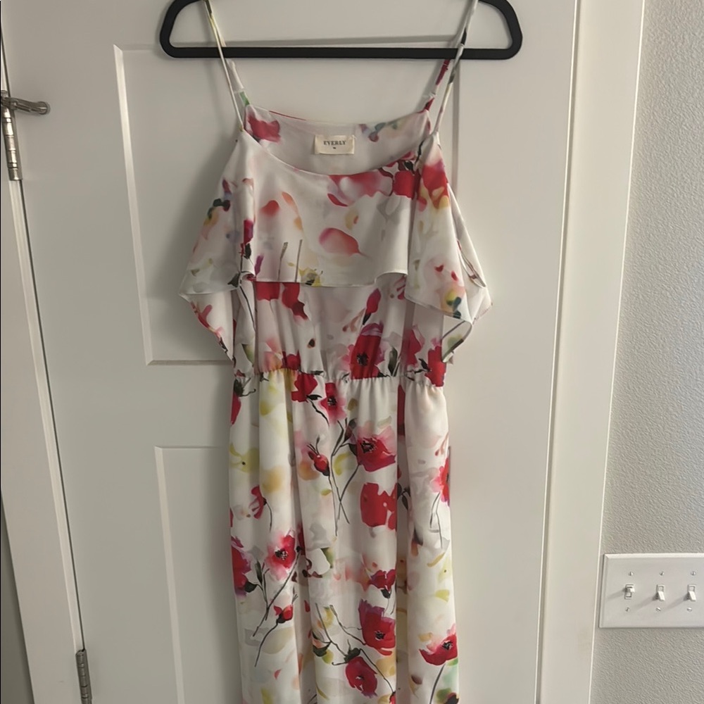 Floral Spaghetti Strap Dress